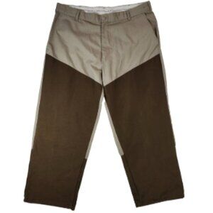 VTG Rattlers Brand Brush Guard Pants Mens 41 x 26 Tan Khaki Canvas Nylon USA